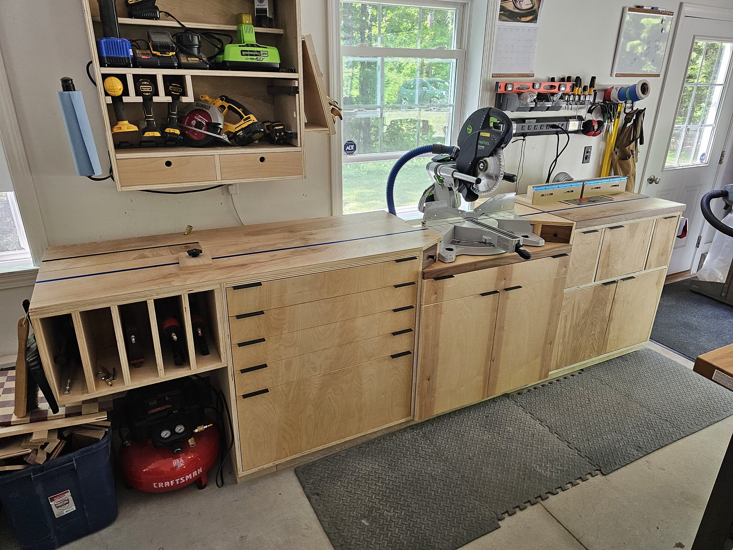 Miter Saw Station with Flip-Top Lathe — AlmFab